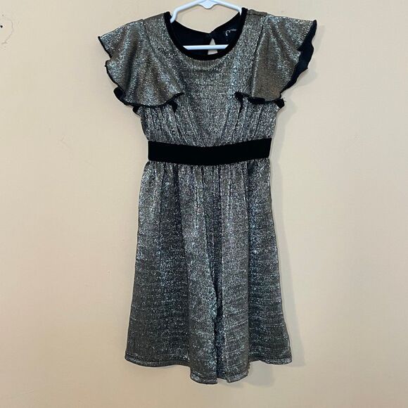 Art Class Toddler Girls' Metallic Gold Jumpsuit Romper size 18 months - Picture 2 of 6